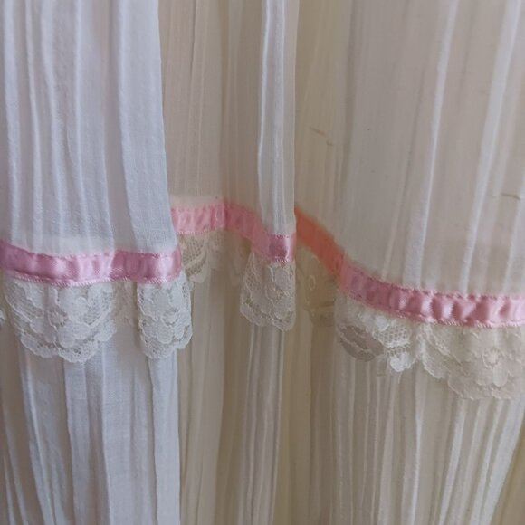 Vintage Dress 9 Gunne Sax Jessica San Francisco Boho Maxi Mexican Spanish Ren - Picture 8 of 11